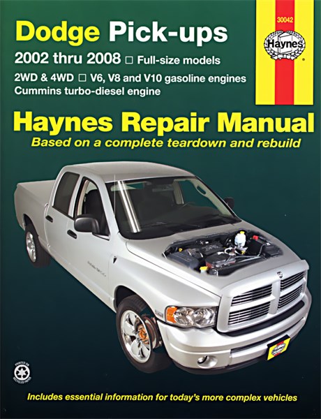Haynes Reparationshandbok, Dodge Pick-ups, Universal - 28 ...