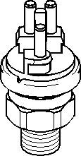 Temperaturbryter, radiator ventilator