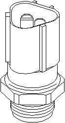 Temperaturbryter, radiator ventilator