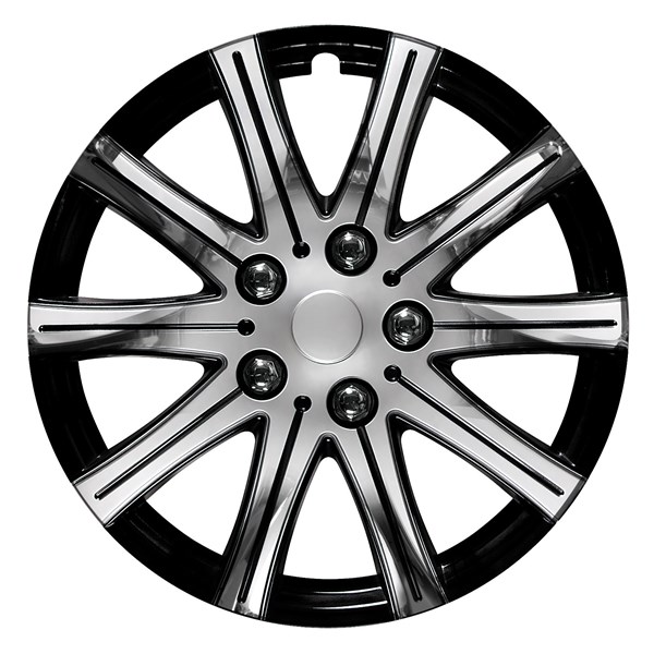 4PCS CHROMED WHEEL COVER 15"/CC124 BLACKCHROME, Universal 62.95 € 199851