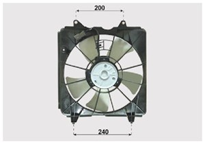 Ventilator, motorkj&#248;ling