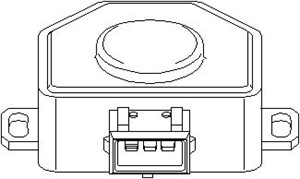 Sensor, drosselventilstilling