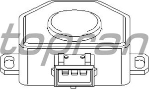 Sensor, drosselventilstilling