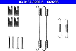 Bilde av Tilbehørsett, Bremsesko, Bakaksel, Fiat,lancia,opel,vauxhall, 16 08 015, 20 86 030, 77363945, 95512094, 95515111, 9947691