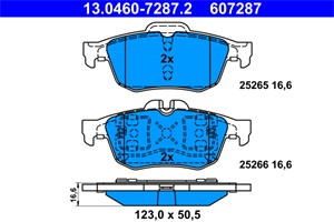 Bromsbeläggsats Bakaxel renault latitude 44 06 021 54R