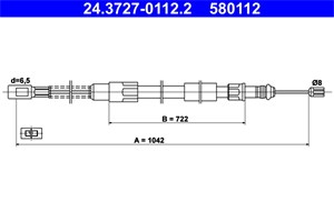 Kabel, parkeringsbremse