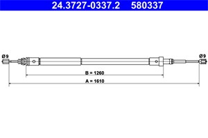 Kabel, parkeringsbremse