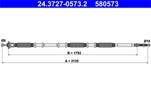 Kabel, parkeringsbremse