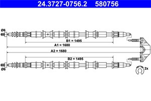 Kabel, parkeringsbremse