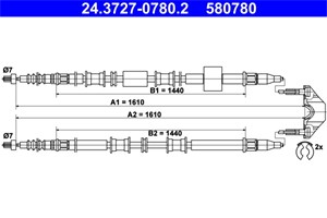 Kabel, parkeringsbremse