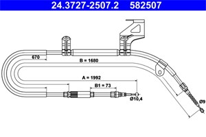 Kabel, parkeringsbremse