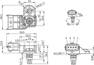 Map Sensor, Innsugningsmanifold