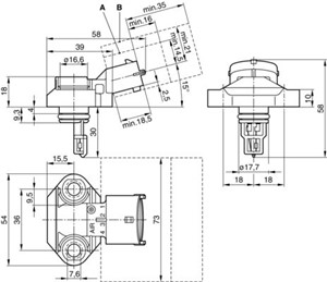 Sensor, ladetrykk