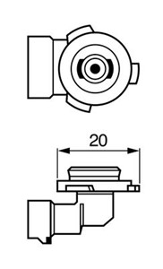 Halogenp&#230;re BOSCH Pure Light WS H10 PY20d