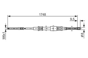 Kabel, parkeringsbremse