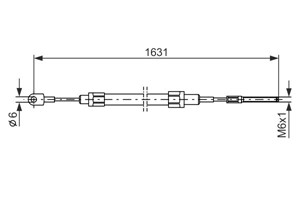 Kabel, parkeringsbremse