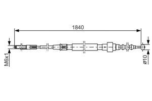 Kabel, parkeringsbremse