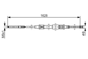 Kabel, parkeringsbremse