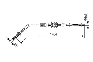 Kabel, parkeringsbremse