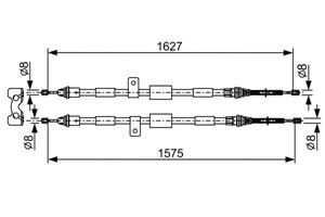 Kabel, parkeringsbremse