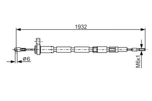 Kabel, parkeringsbremse