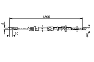 Kabel, parkeringsbremse