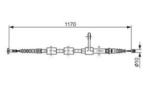 Kabel, parkeringsbremse