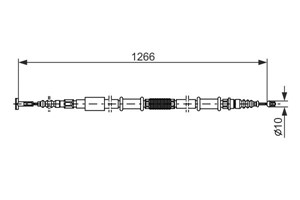 Kabel, parkeringsbremse