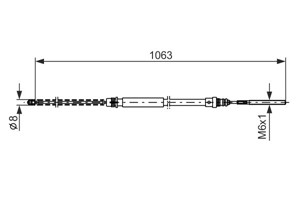 Kabel, parkeringsbremse