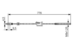 Kabel, parkeringsbremse