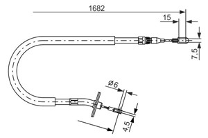 Kabel, parkeringsbremse