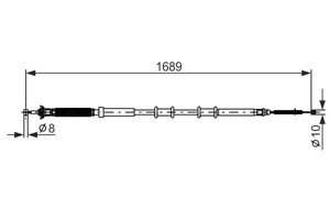 Kabel, parkeringsbremse