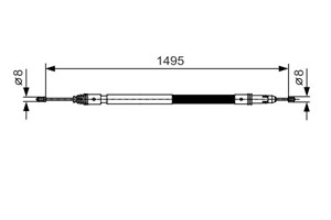 Kabel, parkeringsbremse