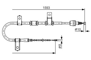 Kabel, parkeringsbremse