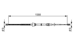 Kabel, parkeringsbremse