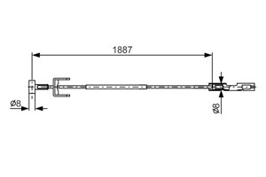 Kabel, parkeringsbremse