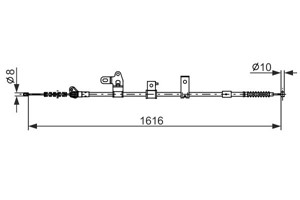 Kabel, parkeringsbremse