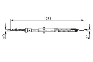 Kabel, parkeringsbremse