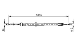 Kabel, parkeringsbremse