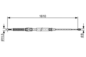 Kabel, parkeringsbremse