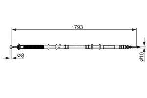 Kabel, parkeringsbremse