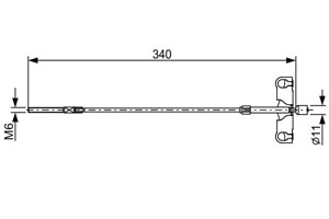 Kabel, parkeringsbremse