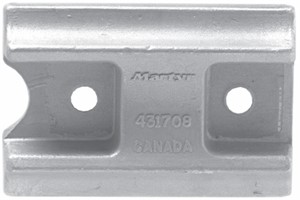 Anod OMC 431708 Zn, Passar till Evinrude, Johnson