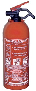 Brandsläckare 1 kg Universal