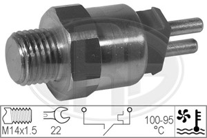 Temperaturbryter, radiator ventilator