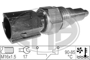 Temperaturbryter, radiator ventilator