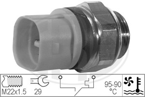 Temperaturbryter, radiator ventilator