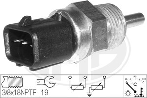 Sensor, kj&#248;lemiddeltemperatur