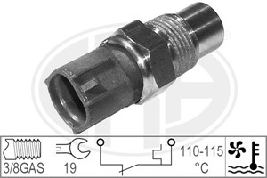 Temperaturbryter, radiator ventilator