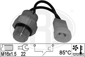 Temperaturbryter, radiator ventilator